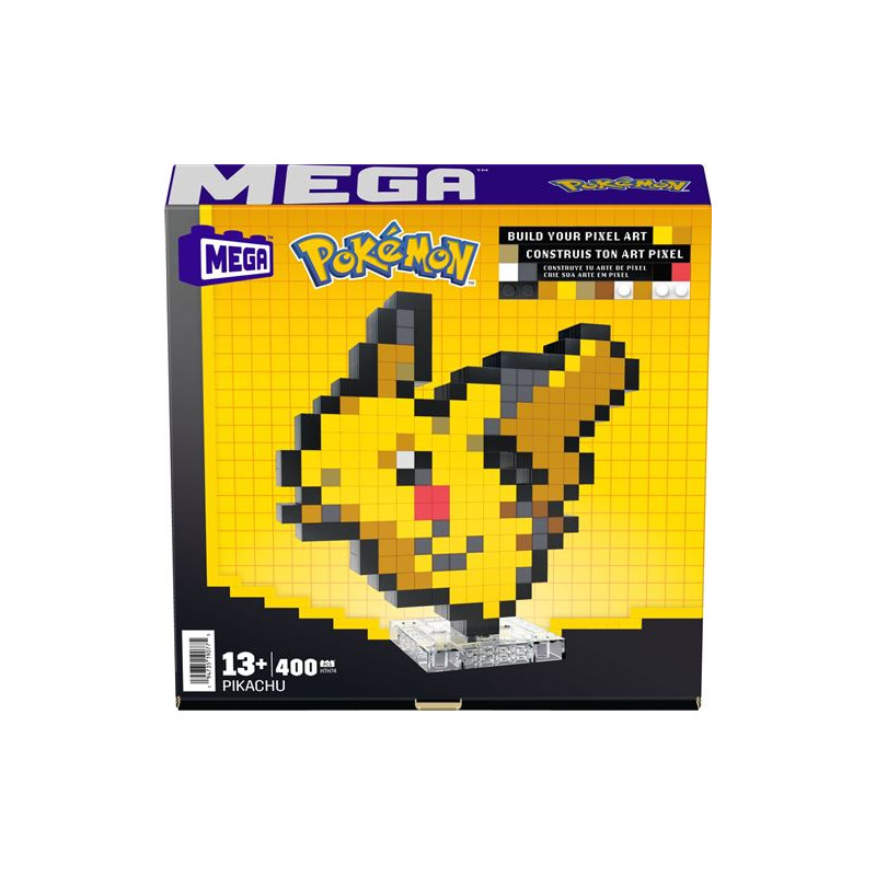 Jeu de construction Mega Pikachu Pixel Art