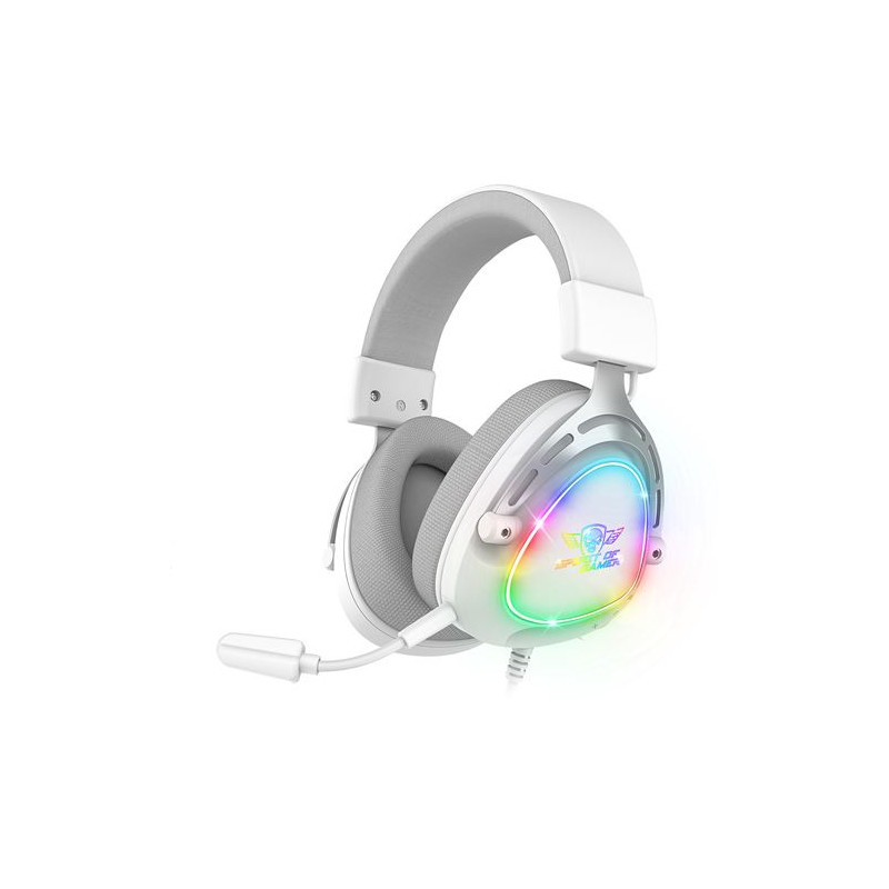 Casque circum aural filaire Spirit Of Gamer Elite H40 pour PC Mac PS4 PS5 Nintendo Switch Xbox One Xbox Series X et S Blanc