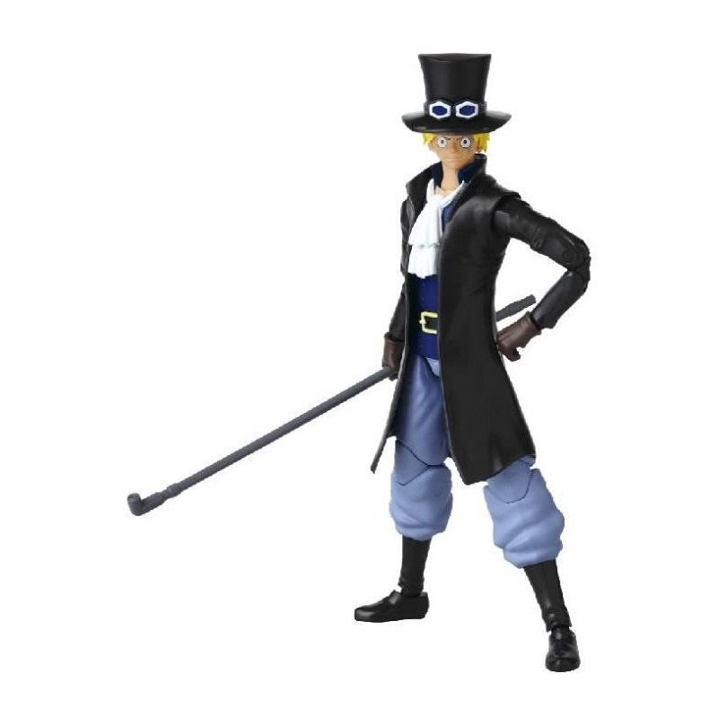 Figurine Anime Heroes - BANDAI - One Piece Sabo 17 cm - 16 points d'articulation