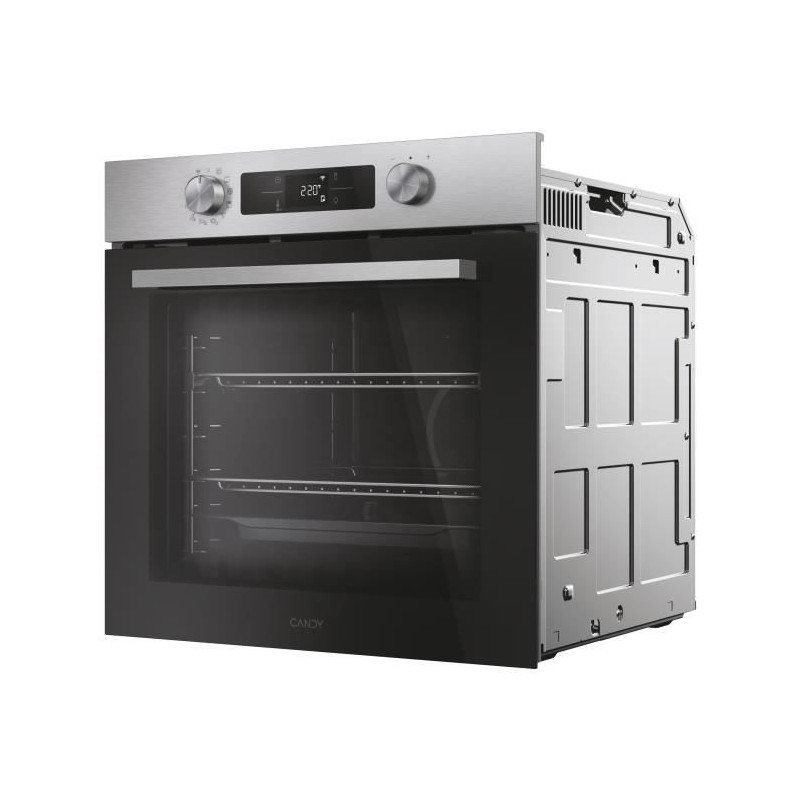 Four encastrable multifonctions Pyrolyse Candy CA6 NP5B3EYTX - Wifi - Inox - Porte froide - 78l - Classe A++