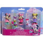 Figurines - DISNEY MINNIE MOUSE - Pack de 5 Figurines Minnie Mouse - Non articulées, 6 cm