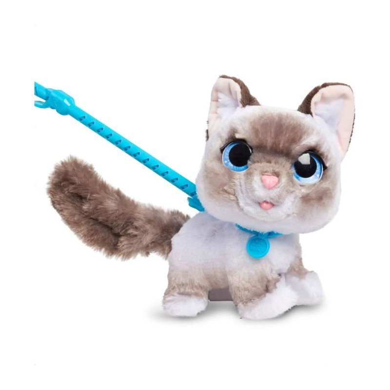 Jouet interactif - FURREAL FRIENDS - Chaton Grand Marcheur 23 cm - Animal interactif avec laisse