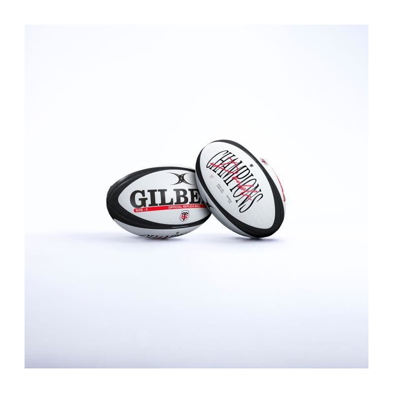 Ballon de rugby - Stade Toulousain - GILBERT - Replica double champion - Taille 5