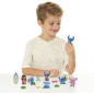 Figurines et accessoires - LICENCE /STITCH - Coffret Deluxe - 13 figurines et accessoires, Stitch dans 5 poses, planche de surf