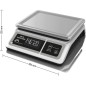 Balance professionnelle - LBP 50 Professional - USB - Gris - LITTLE BALANCE - Balance de cuisine - 50 kg