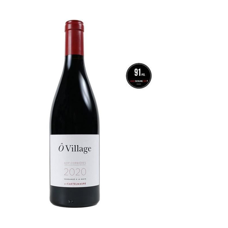 Castelmaure Ô Village 2020 Corbieres - Vin rouge de Languedoc