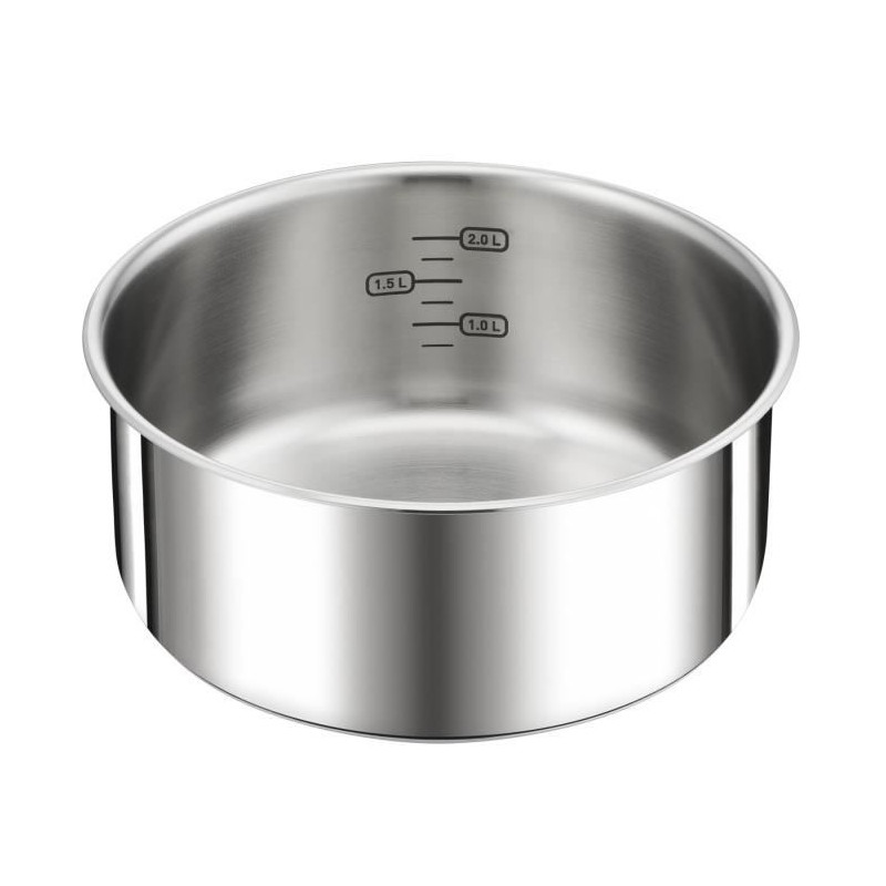 TEFAL INGENIO Preference Casserole 20 cm, Induction, Inox, Empilable, Compatible lave-vaisselle L8983004