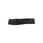 Clavier Tnb ERGO Clavier ergonomique filaire avec repose poignet aimante noir