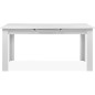 Table extensible - BIRMINGHAM - 80B - Ouverture synchonisée automatique - Décor blanc - 8 / 10 personnes - 160-200 x 75 x 80 c