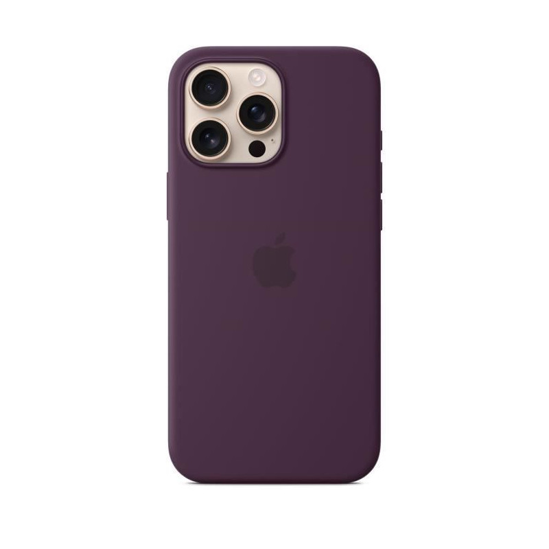 APPLE iPhone 16 Pro Max - Coque en silicone avec MagSafe - Plum