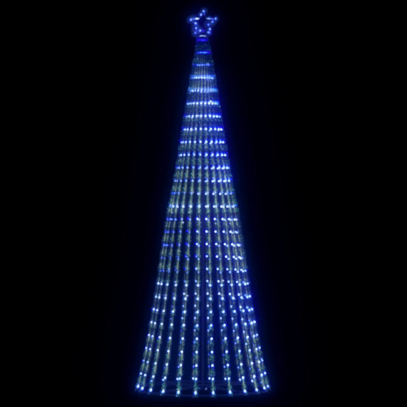 Arbre de Noël lumineux conique 475 LED bleu 247 cm