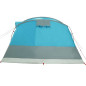 Tente de camping tunnel 5 personnes bleu imperméable