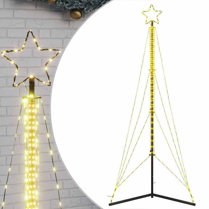 Guirlande de sapin de Noël 483 LED blanc chaud 240 cm