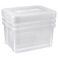 Curver Ensemble de boîtes de rangement Handy 3x25L Transparent