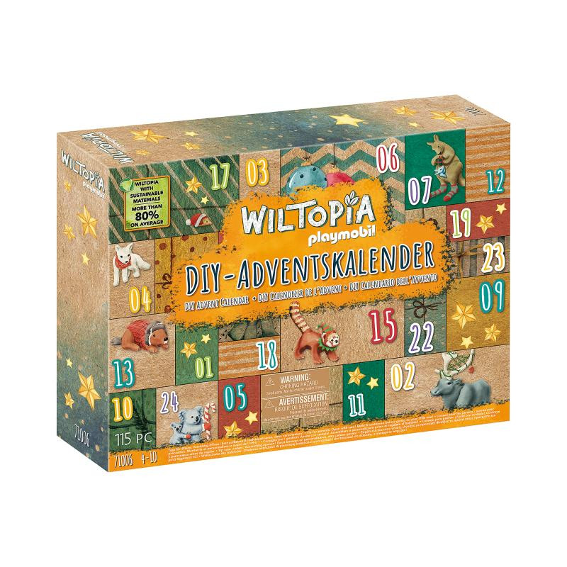 Playmobil Wiltopia DIY Adventskalender: Tierische Weltreise (71006)