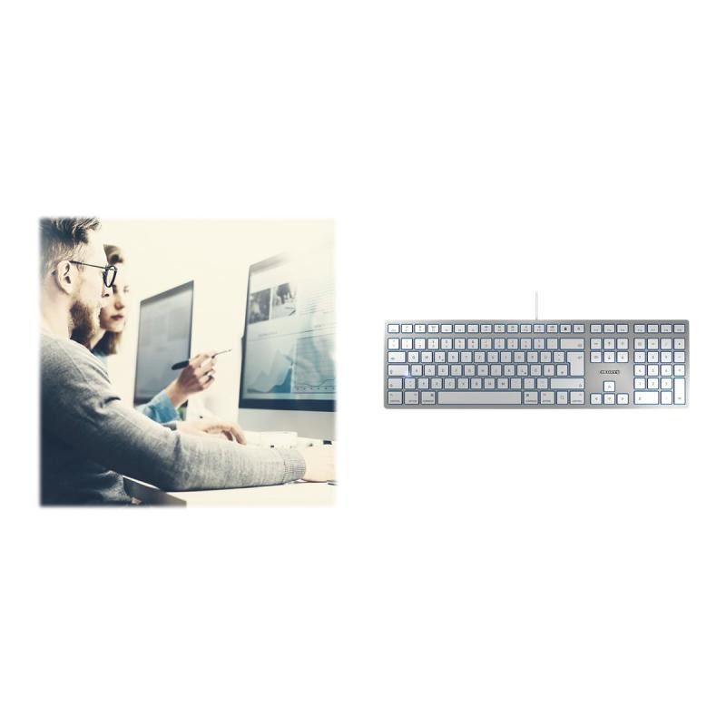 Cherry KC 6000 SLIM FOR MAC Tastatur USB (JK-1610DE-1) (JK1610DE1)