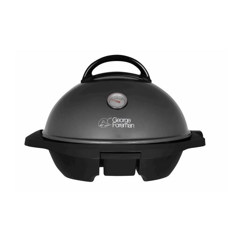 George Foreman 22460-56 Barbecue Grille 2000W Intérieur et Extérieur, 15 Portions