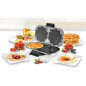 Unold Double Waffle Maker black silver (48241)