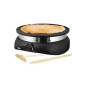 Unold Crepes Maker Profi stainless steel black Schwarz (48155)