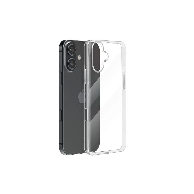 Pack coque et verre trempé 2,5D Moxie pour iPhone 16 Plus Transparent