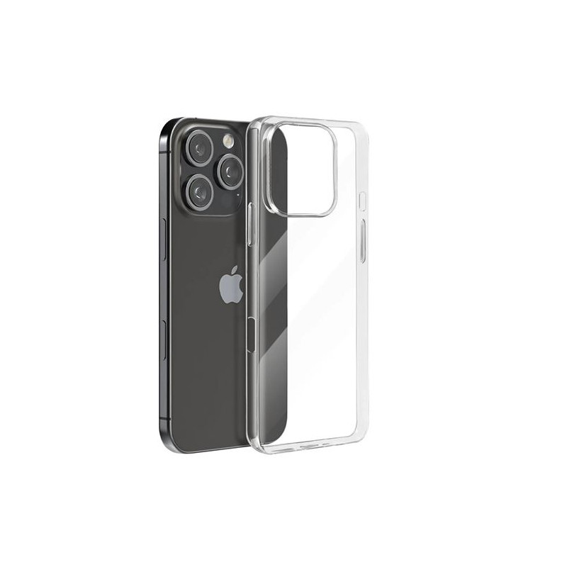 Pack coque et verre trempé 2,5D Moxie pour iPhone 16 Pro Transparent