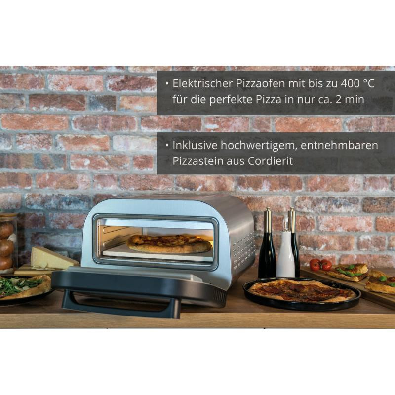 Unold Pizza Oven Luigi silver (68816)