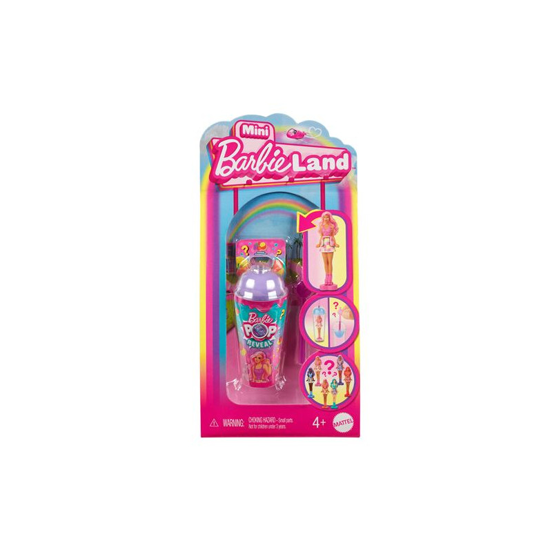 Figurine Barbie Mini Barbieland Pop Reveal Modèle aléatoire