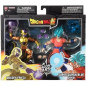 Figurine Dragon Ball Super Dragon Stars 17 cm - Golden Freezer vs Super Saiyan Blue Goku - BANDAI