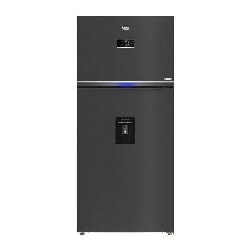 Réfrigérateur pose libre - BEKO - RDNE650E40DZXBRN - Double Porte - 630 L - 83,2 x 76,2 x 187 cm - Carbone