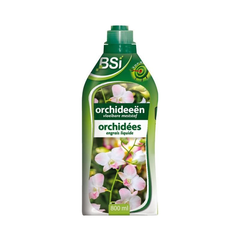 Engrais liquide pour Orchidées - BSI - Stimule la floraison - Avec Oligo-éléments et Chélates - 800 ml