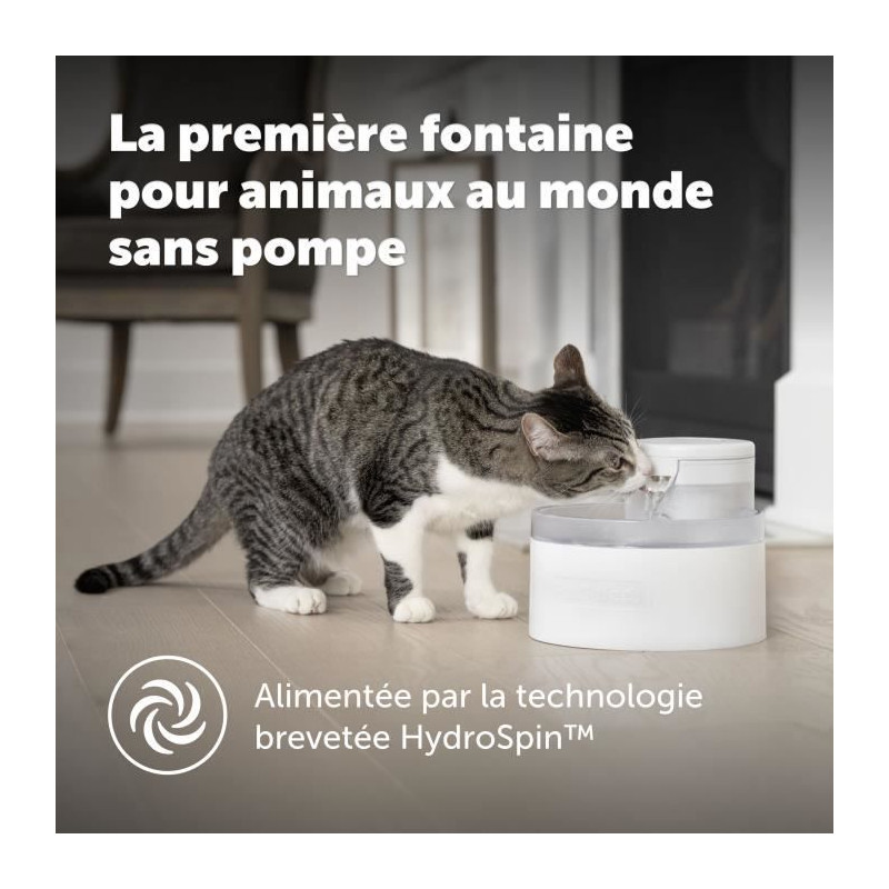 Fontaine a eau - PETSAFE - OUTLAST - 1,8 L - Blanc