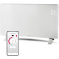 Radiateur intelligent Wi-Fi en verre - SENCOR - SCF 4740WH - 2400 W - 2 niveaux - Thermostat - Blanc