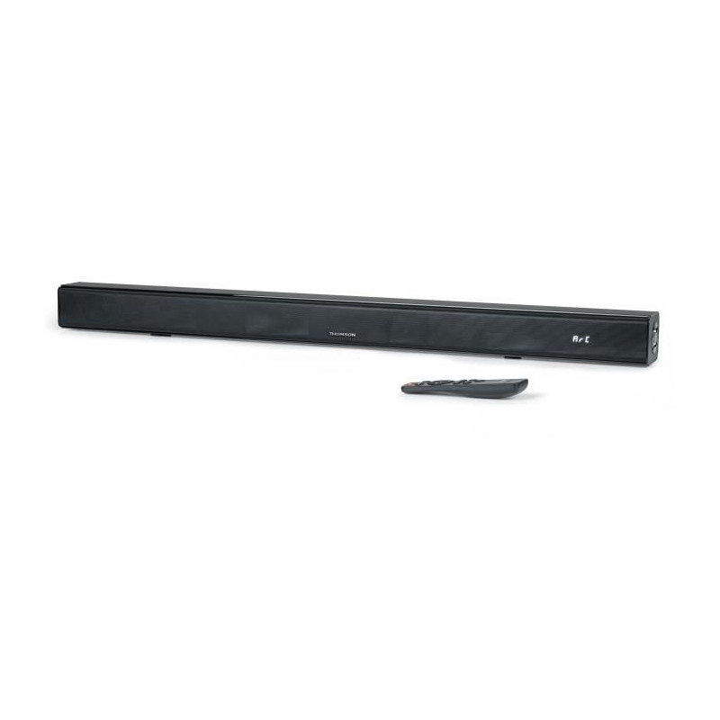 Barre de son - THOMSON - Noire - Bluetooth 5.3, 120W, Entrée TV ARC/CEC, USB, Égaliseur, Télécommande, Alim. 230V