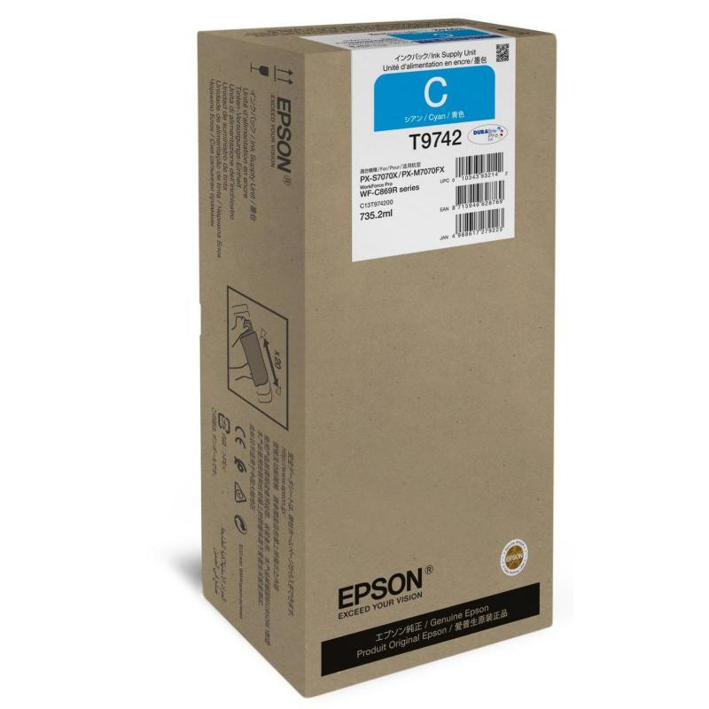 Epson Ink T9742 Cyan XXL (C13T97420N)