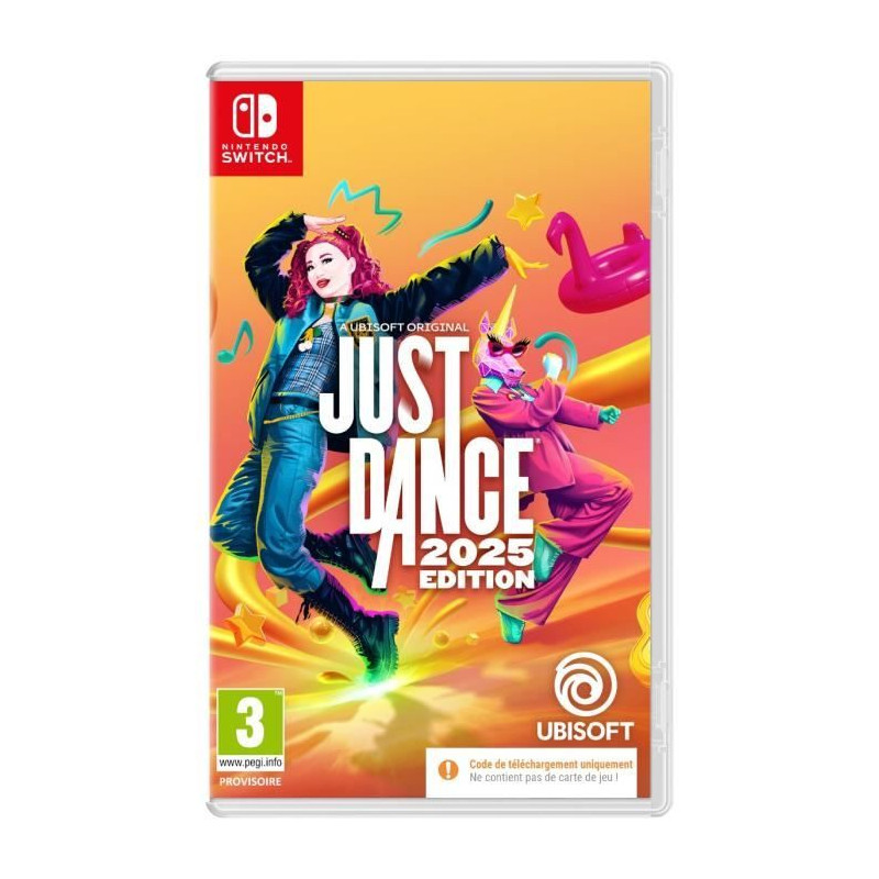 Just Dance 2025 - Jeu Nintendo Switch - Code In A Box