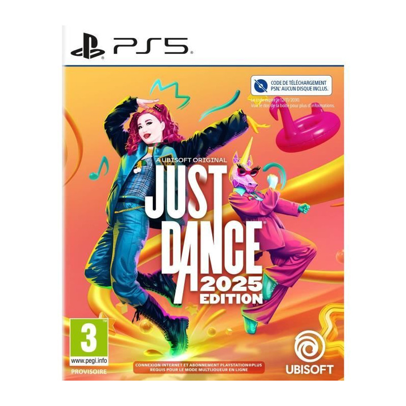 Just Dance 2025 - Jeu PS5 - Code In A Box