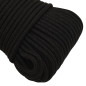 Corde de travail Noir 5 mm 500 m Polyester