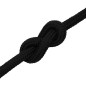 Corde de travail Noir 20 mm 100 m Polyester