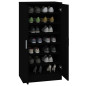 Armoire à chaussures Noir 55x35x108 cm Bois d ingénierie