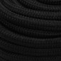 Corde de travail Noir 20 mm 50 m Polyester