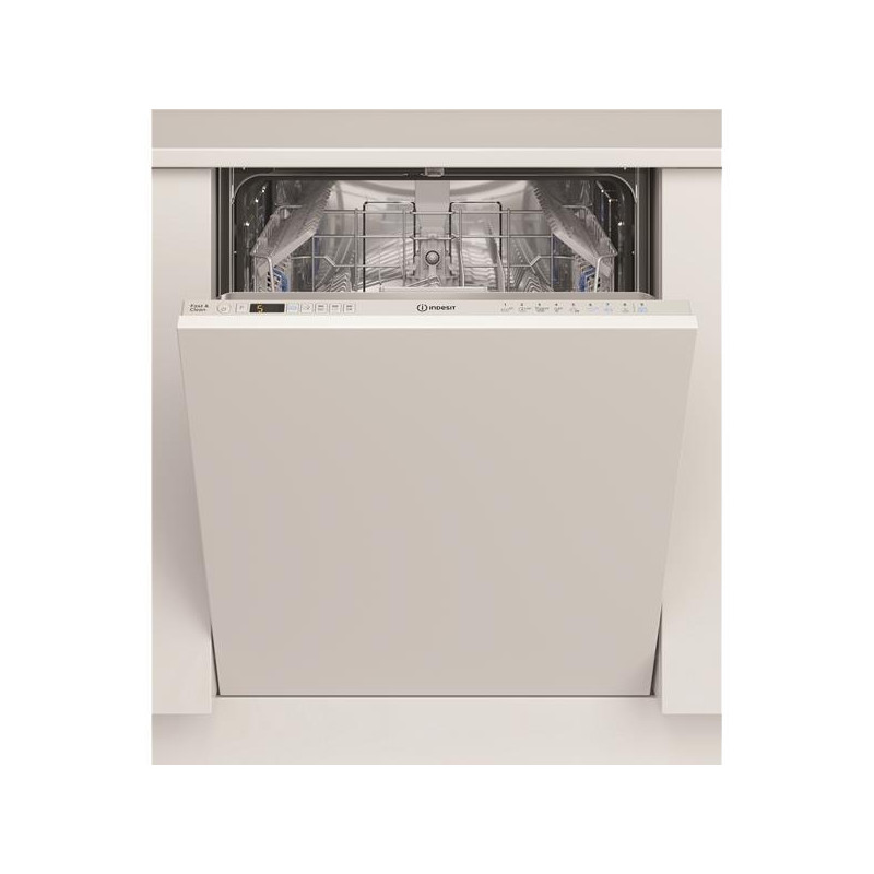 Indesit LV tout intégrable, 60 cm, 41dB, 9,5L, Classe C, 14 couverts, 9 progr., INDESIT - ID3ID741O