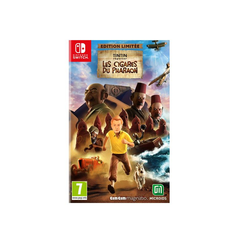 Tintin Reporter Les Cigares Du Pharaon Edition Limitée Nintendo Switch