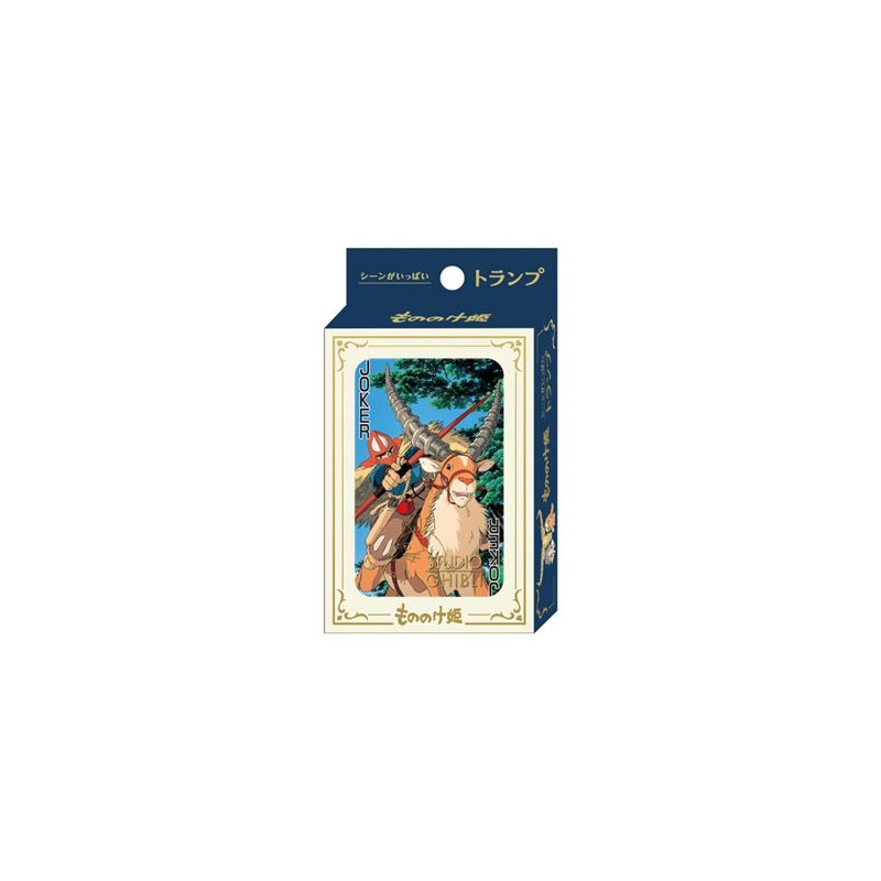 Jeu de cartes Maison Ghibli Princesse Mononoke