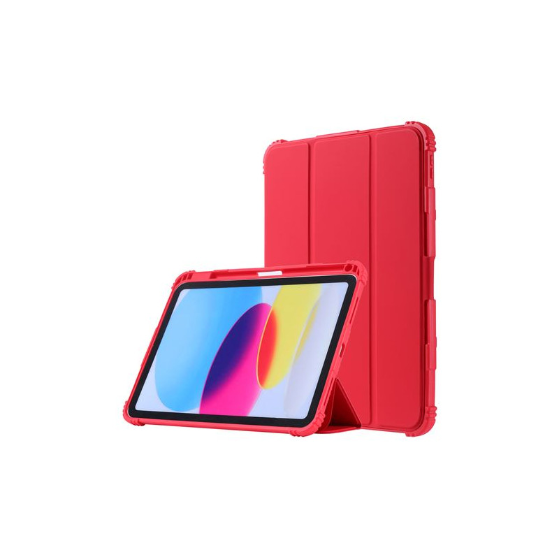 Folio Tekto V2 MW pour iPad 10.9" 10ème génération 2022 Rouge