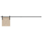 Kit de porte d armoire coulissante 213 cm acier au carbone