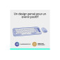 Ensemble clavier et souris Logitech POP ICON COMBO, ensemble clavier et souris Bluetooth