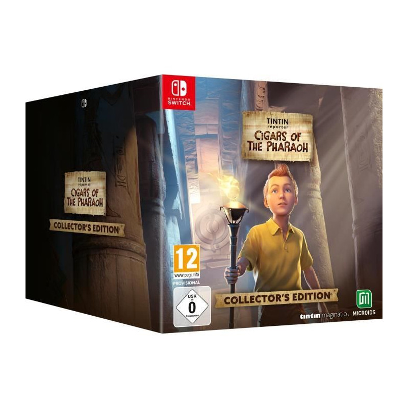 Tintin Reporter Les Cigares Du Pharaon - Jeu Nintendo Switch - Collector Edition