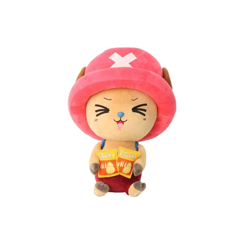 Peluche Sakami One Piece Chopper avec yeux fermés 45 cm