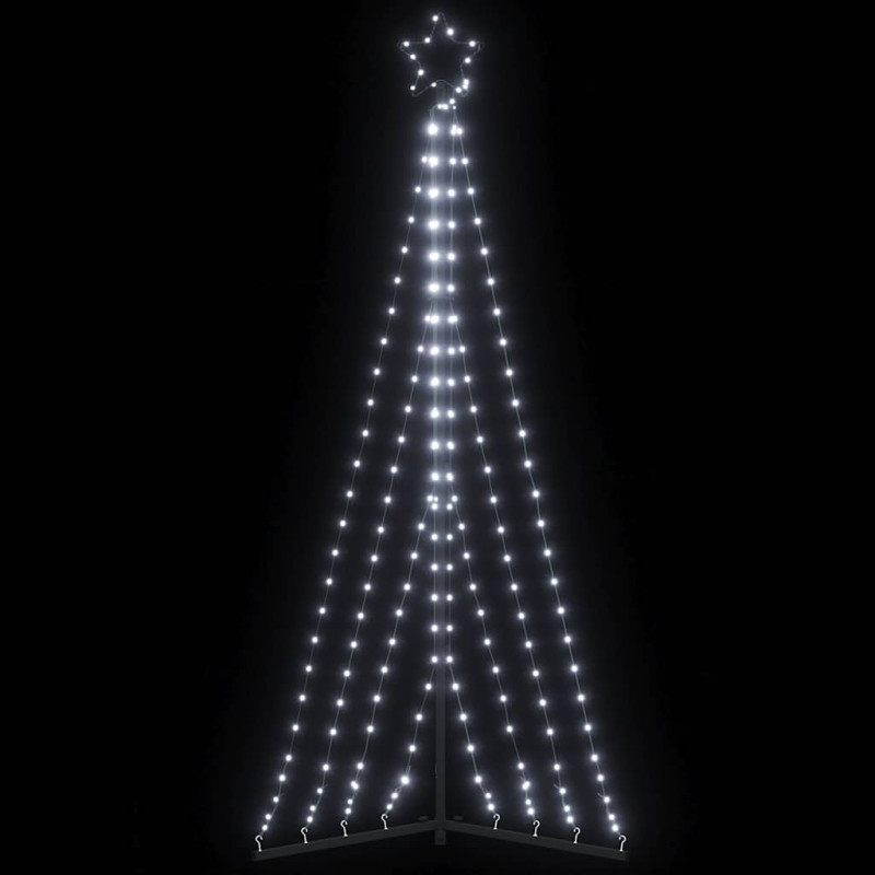 Guirlande de sapin de Noël 339 LED blanc froid 187 cm