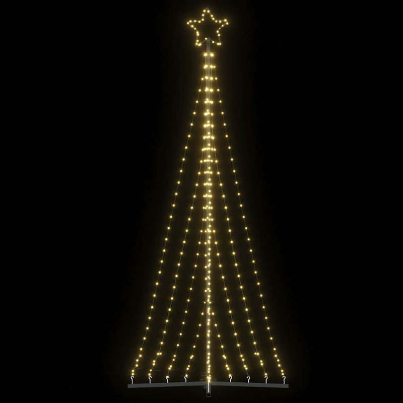 Guirlande de sapin de Noël 447 LED blanc chaud 249 cm